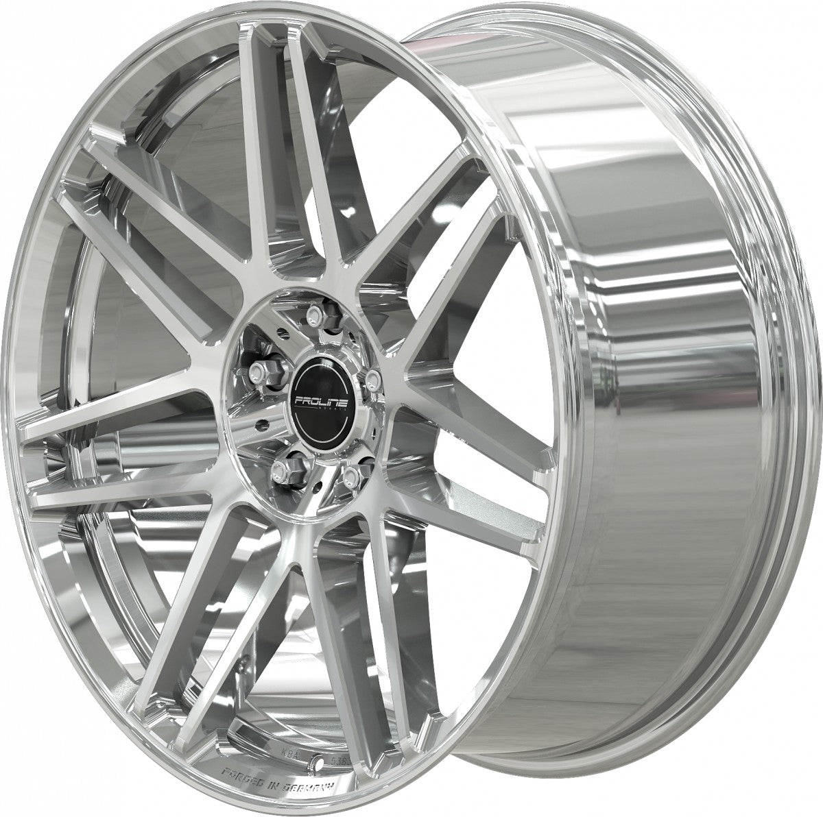 Proline PFG forged full polished Alufelge 10x22 Zoll ET35 LK 5x130 ML84 – Bild 6