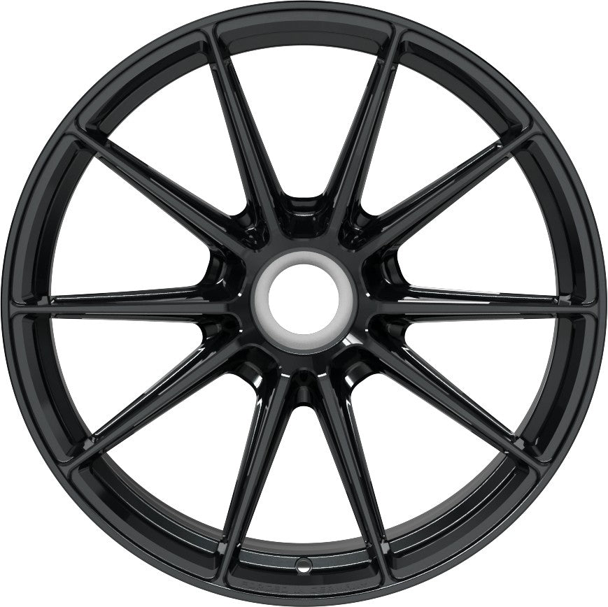 Proline PFZ forged black glossy Alufelge 9.5x20 Zoll ET46 LK 1x1 ML84 – Bild 2