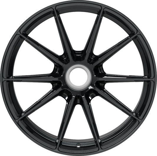 Proline PFZ forged black glossy Alufelge 12x21 Zoll ET45 LK 1x1 ML84 – Bild 2