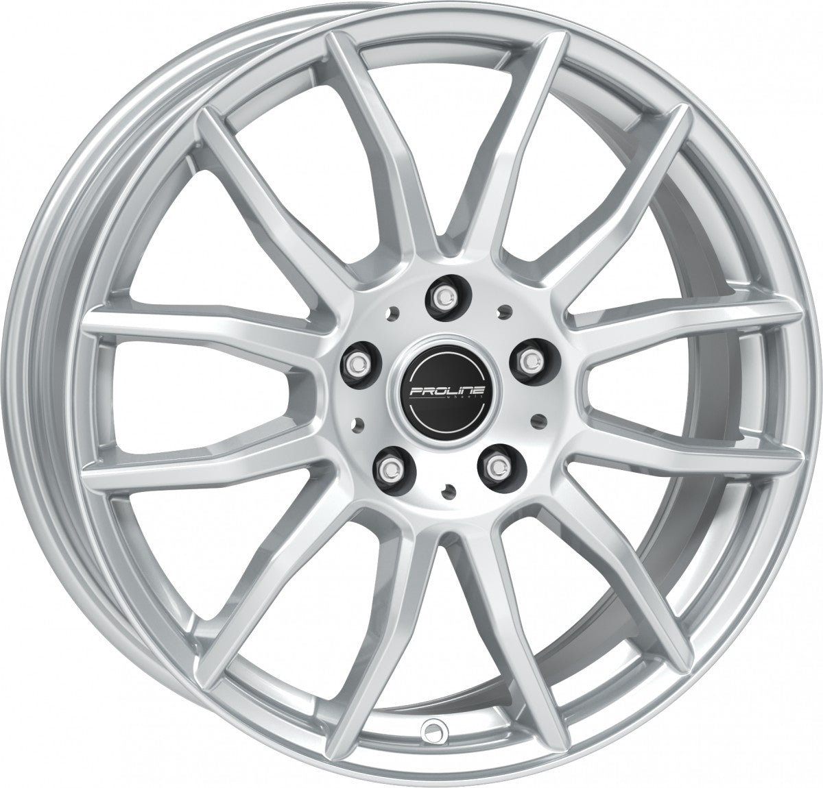 Proline AX100 arctic silver Alufelge 7x17 Zoll ET32 LK 4x108 ML74.1