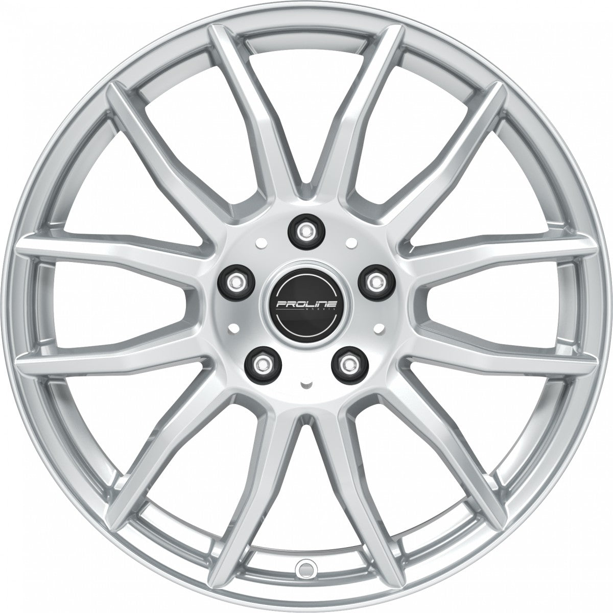 Proline AX100 arctic silver Alufelge 7x17 Zoll ET32 LK 4x108 ML74.1 – Bild 2