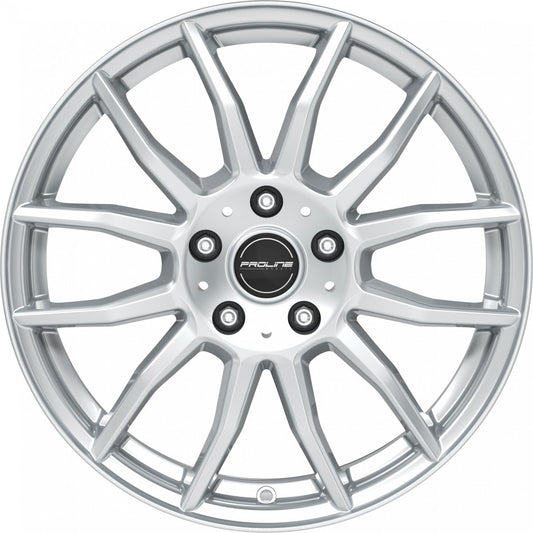 Proline AX100 arctic silver Alufelge 7x17 Zoll ET32 LK 4x108 ML74.1 – Bild 2