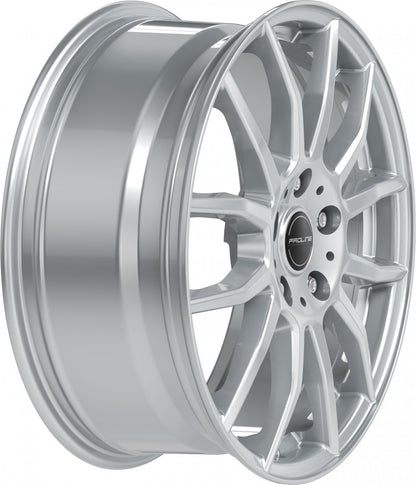 Proline AX100 arctic silver Alufelge 7x17 Zoll ET32 LK 4x108 ML74.1 – Bild 5
