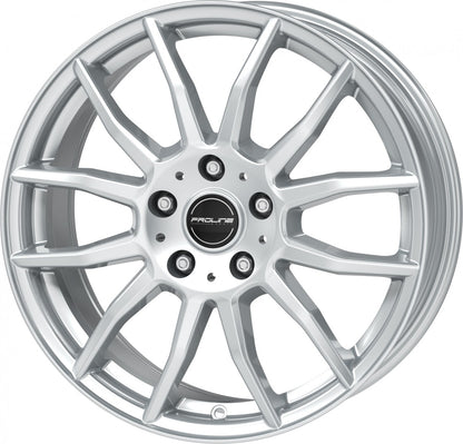 Proline AX100 arctic silver Alufelge 7x17 Zoll ET40 LK 5x112 ML66.5 – Bild 7