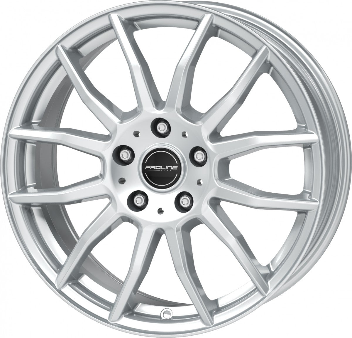 Proline AX100 arctic silver Alufelge 7x17 Zoll ET48 LK 5x112 ML66.5 – Bild 7