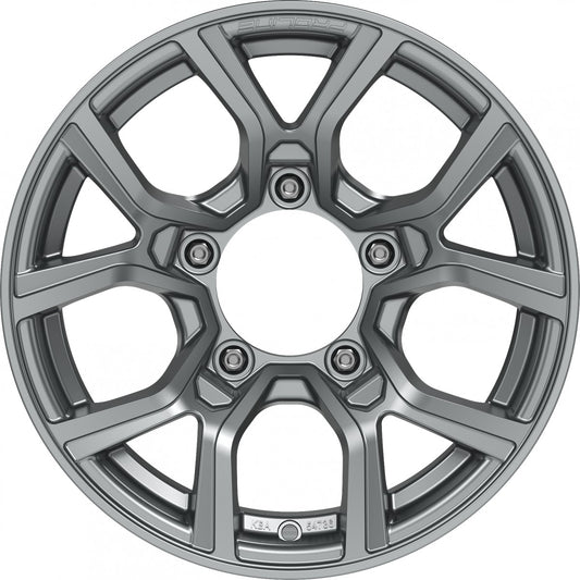 Proline PXJ matt grey Alufelge 6x15 Zoll ET5 LK 5x139.7 ML108.1 – Bild 2