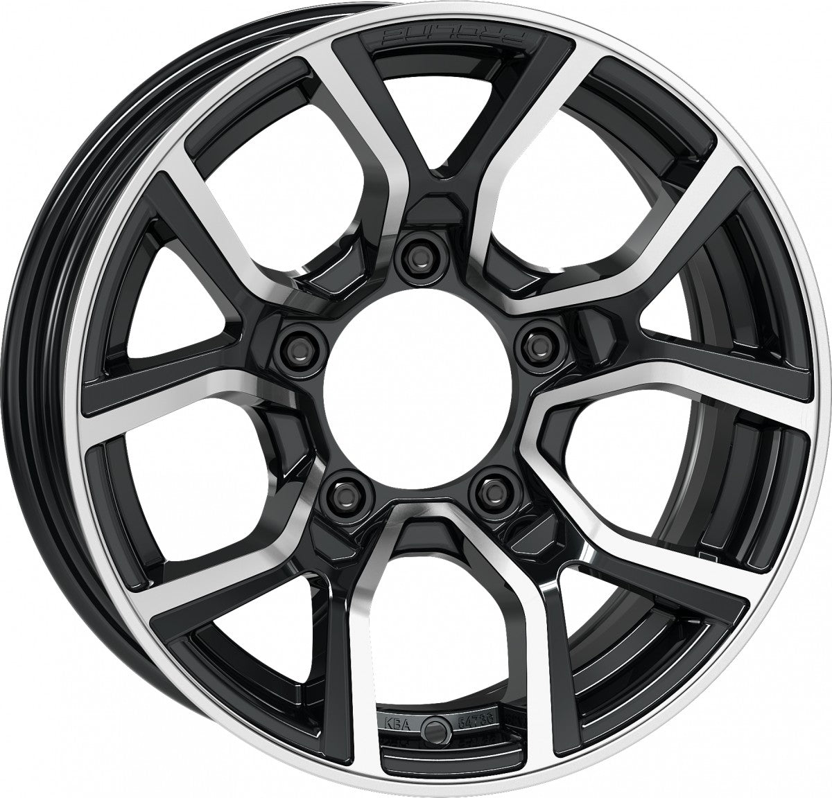 Proline PXJ black polished Alufelge 6x15 Zoll ET5 LK 5x139.7 ML108.1