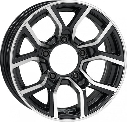 Proline PXJ black polished Alufelge 6x15 Zoll ET5 LK 5x139.7 ML108.1