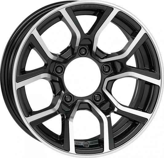 Proline PXJ black polished Alufelge 6x15 Zoll ET5 LK 5x139.7 ML108.1
