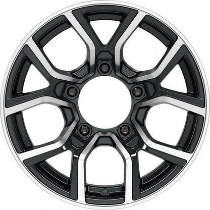 Proline PXJ black polished Alufelge 6x15 Zoll ET5 LK 5x139.7 ML108.1 – Bild 2