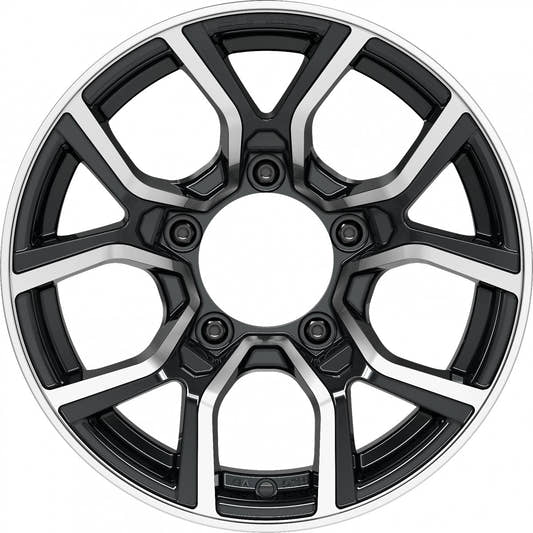 Proline PXJ black polished Alufelge 6x15 Zoll ET5 LK 5x139.7 ML108.1 – Bild 2