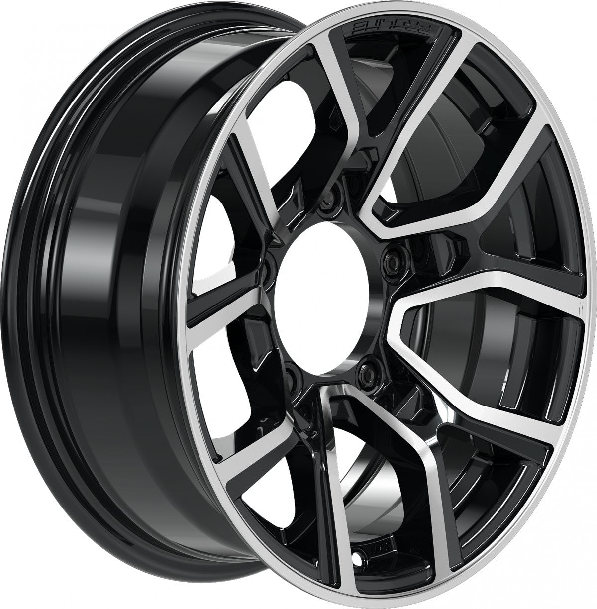 Proline PXJ black polished Alufelge 6x15 Zoll ET5 LK 5x139.7 ML108.1 – Bild 4