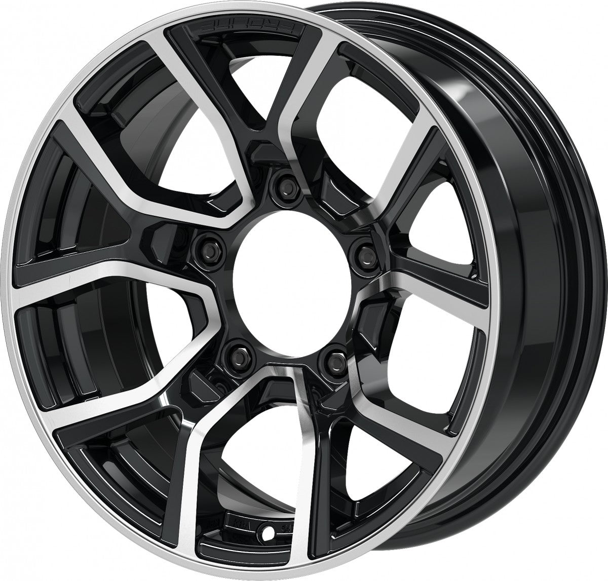 Proline PXJ black polished Alufelge 6x15 Zoll ET5 LK 5x139.7 ML108.1 – Bild 8