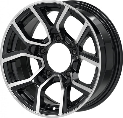 Proline PXJ black polished Alufelge 6x15 Zoll ET5 LK 5x139.7 ML108.1 – Bild 8