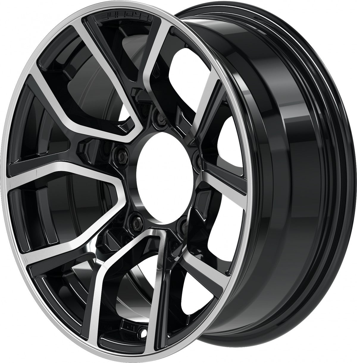 Proline PXJ black polished Alufelge 6x15 Zoll ET5 LK 5x139.7 ML108.1 – Bild 9