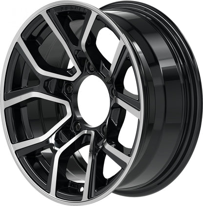 Proline PXJ black polished Alufelge 6x15 Zoll ET5 LK 5x139.7 ML108.1 – Bild 9