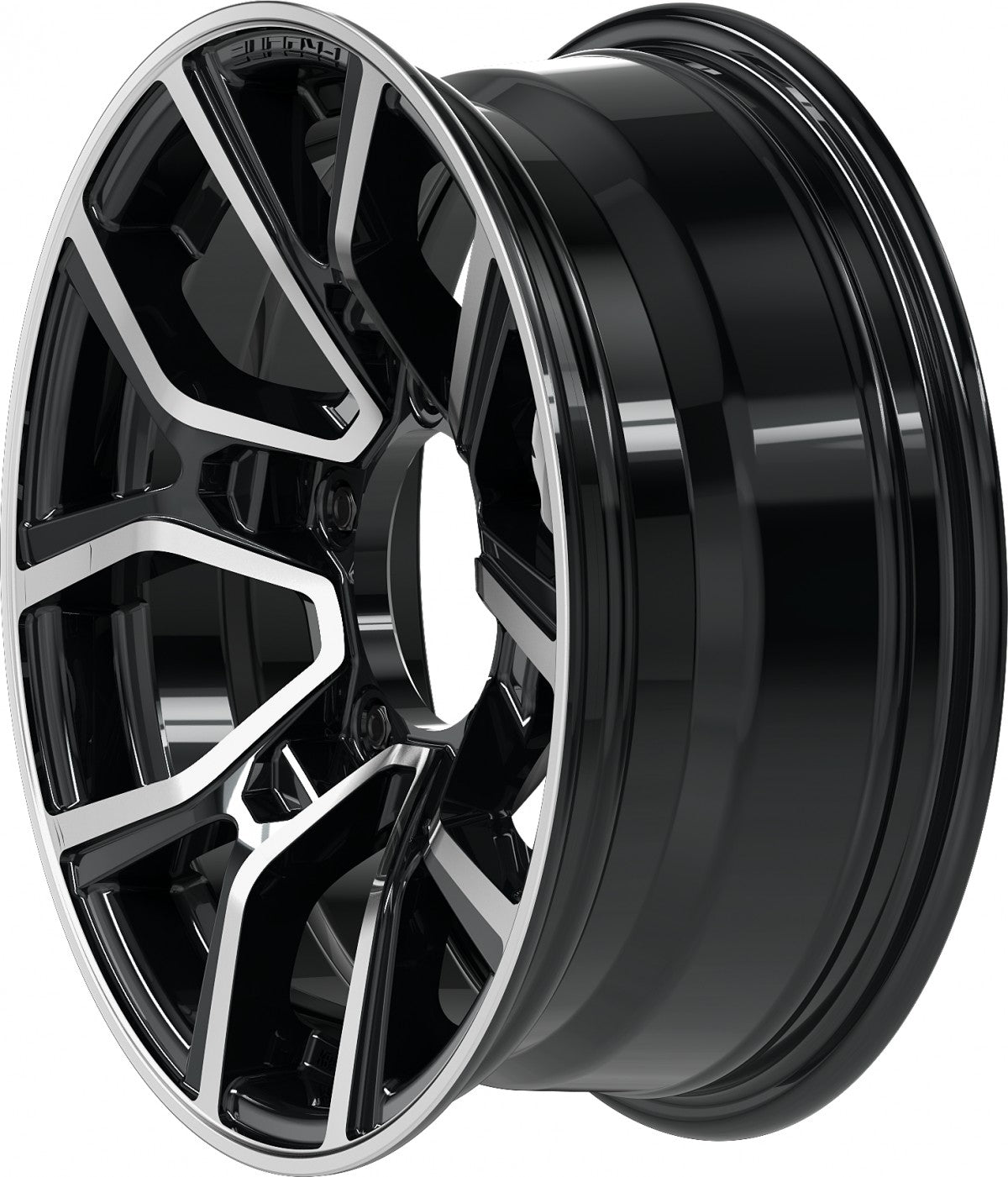 Proline PXJ black polished Alufelge 6x15 Zoll ET5 LK 5x139.7 ML108.1 – Bild 10