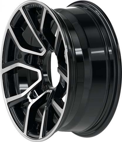 Proline PXJ black polished Alufelge 6x15 Zoll ET5 LK 5x139.7 ML108.1 – Bild 10