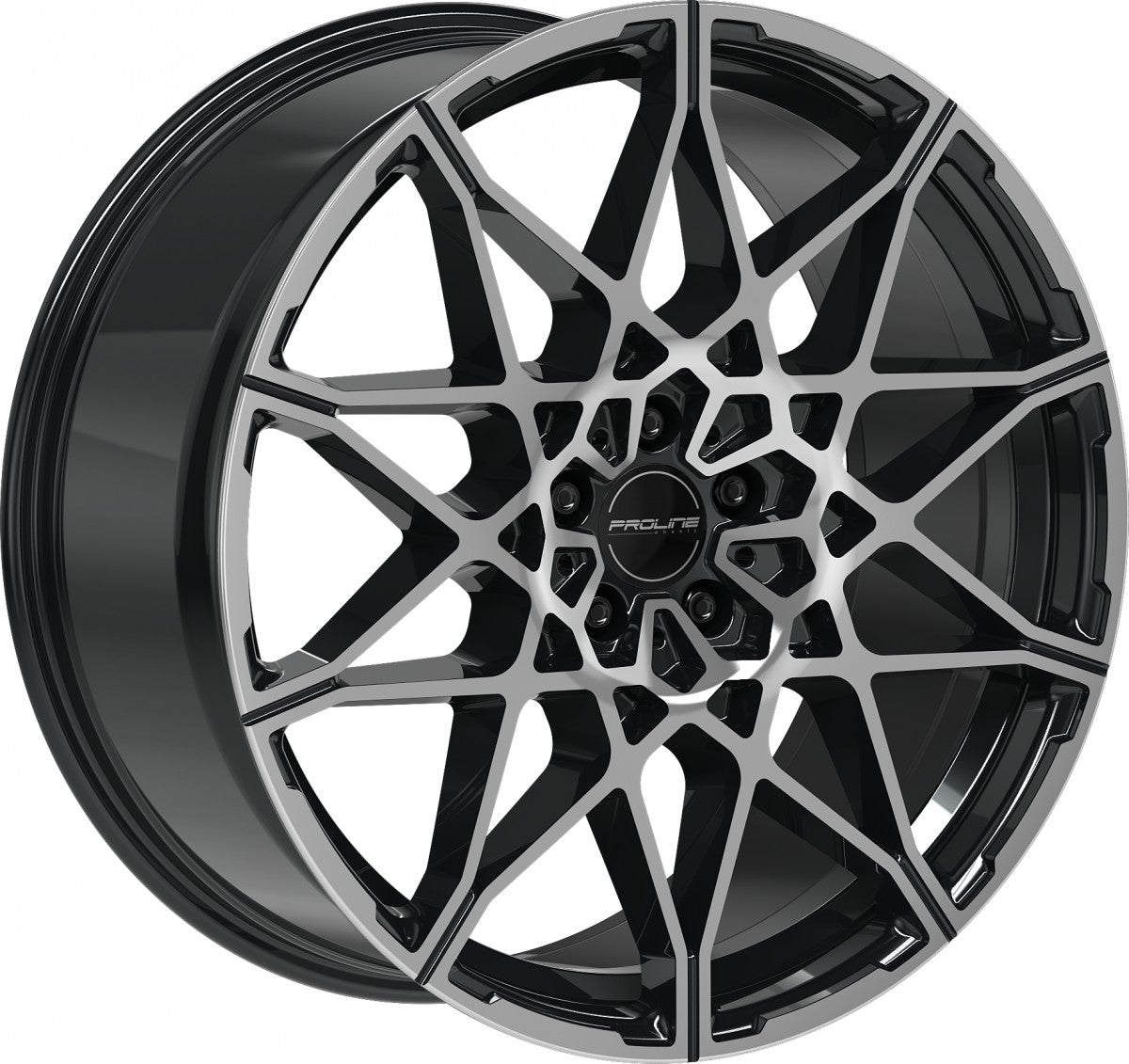 Proline PCM black polished Alufelge 9.5x21 Zoll ET20 LK 5x112 ML66.5 – Bild 3