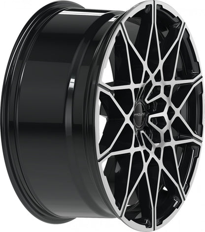 Proline PCM black polished Alufelge 9.5x21 Zoll ET20 LK 5x112 ML66.5 – Bild 5