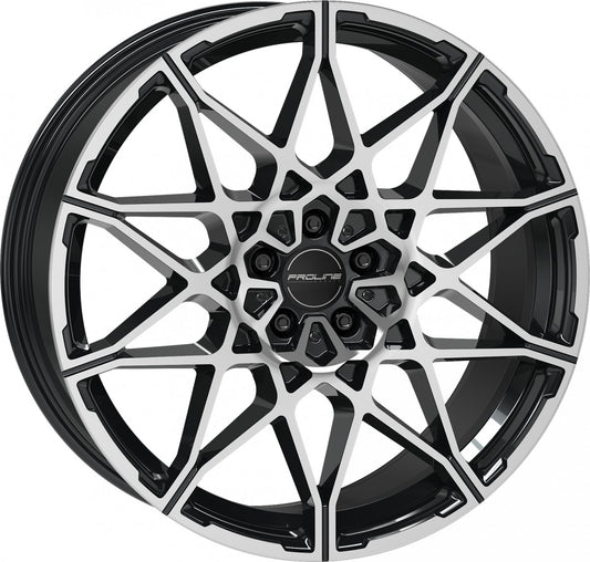 Proline PCM black polished Alufelge 9.5x21 Zoll ET36 LK 5x112 ML66.5