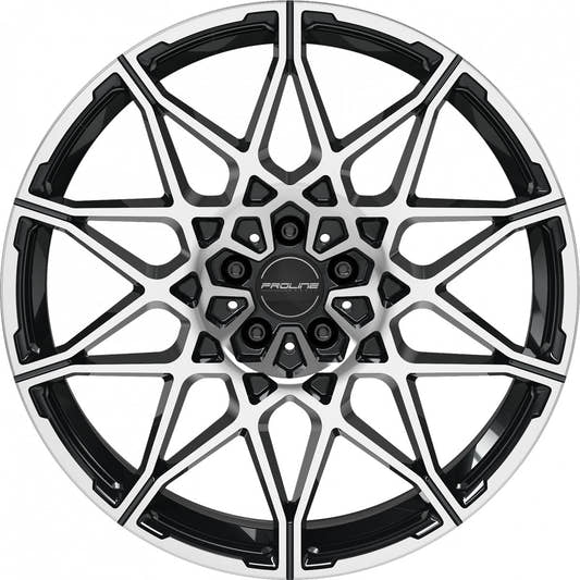 Proline PCM black polished Alufelge 9.5x21 Zoll ET36 LK 5x112 ML66.5 – Bild 2