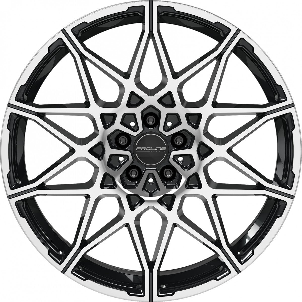 Proline PCM black polished Alufelge 9.5x21 Zoll ET36 LK 5x112 ML66.5 – Bild 2