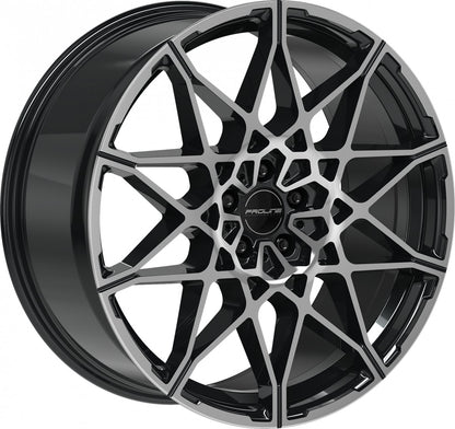 Proline PCM black polished Alufelge 9.5x21 Zoll ET36 LK 5x112 ML66.5 – Bild 3