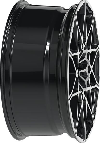 Proline PCM black polished Alufelge 9.5x21 Zoll ET36 LK 5x112 ML66.5 – Bild 6