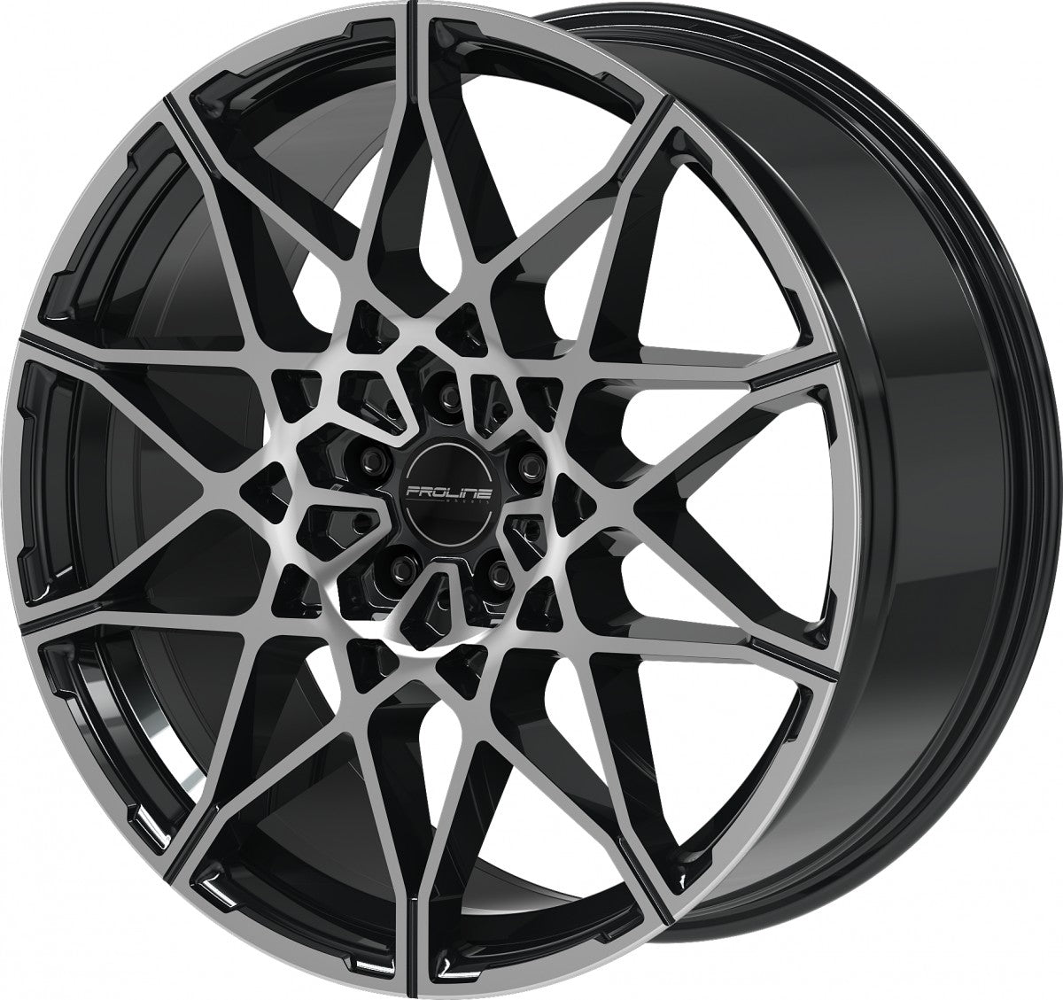 Proline PCM black polished Alufelge 9.5x21 Zoll ET36 LK 5x112 ML66.5 – Bild 8