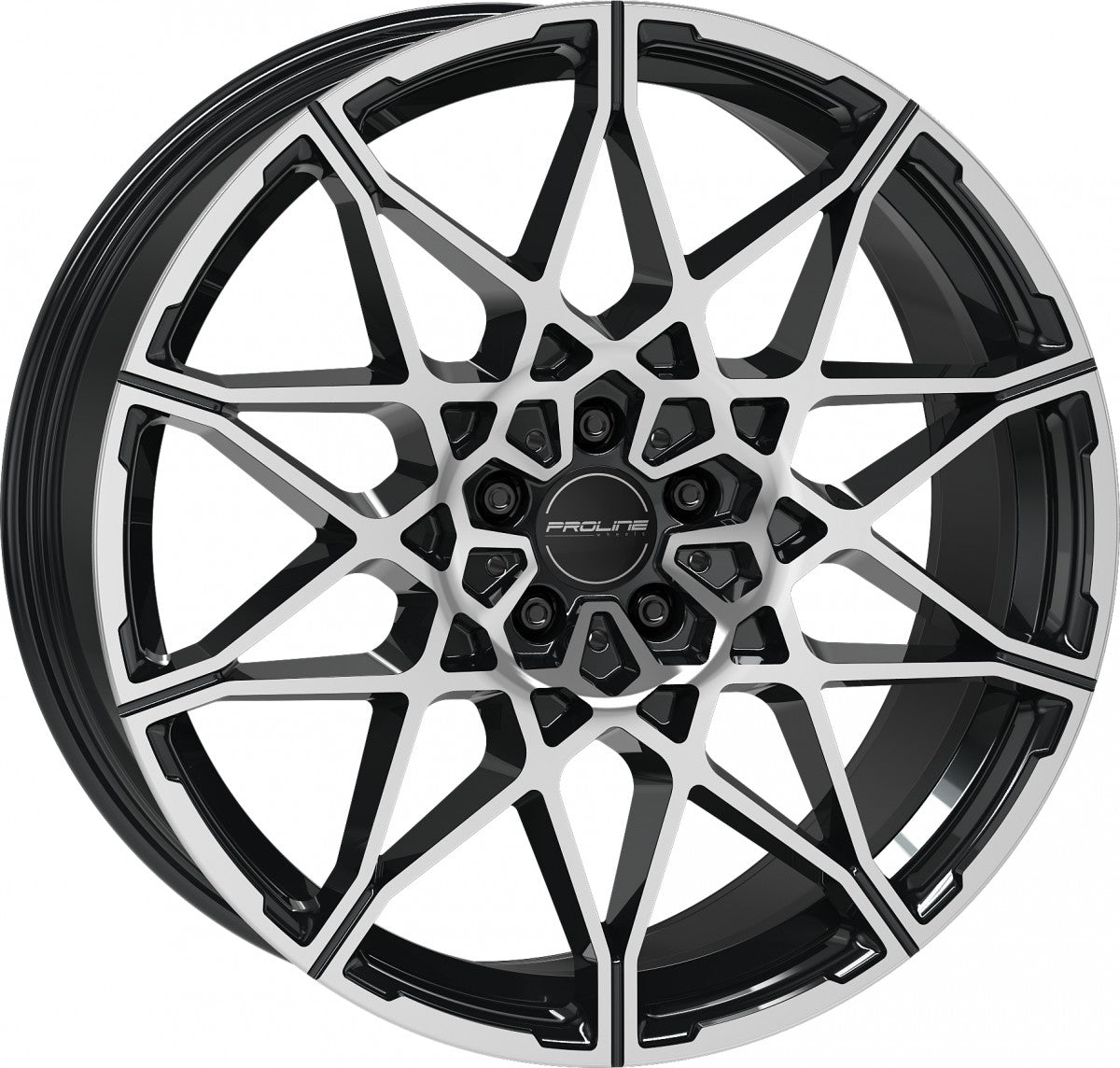 Proline PCM black polished Alufelge 11x21 Zoll ET40 LK 5x112 ML66.5
