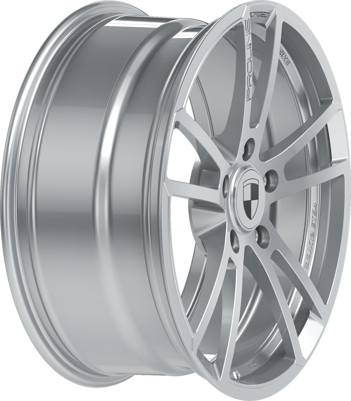 Proline RAR3 forged speed silver Alufelge 8.5x19 Zoll ET54 LK 5x130 ML71.6 – Bild 5