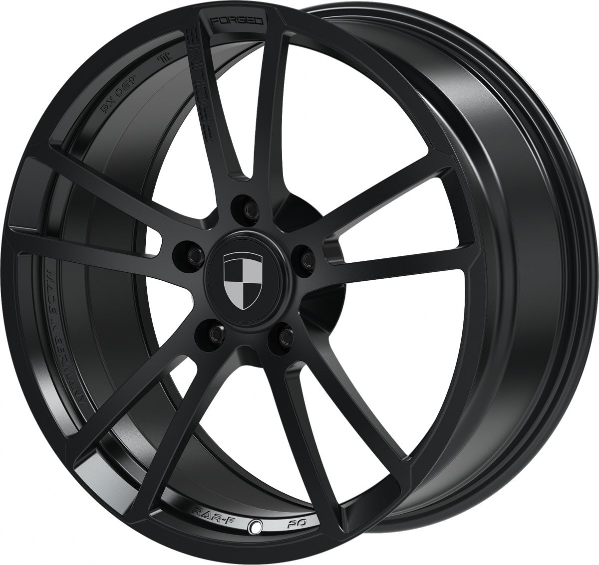 Proline RAR3 forged black matt Alufelge 8.5x19 Zoll ET54 LK 5x130 ML71.6 – Bild 8