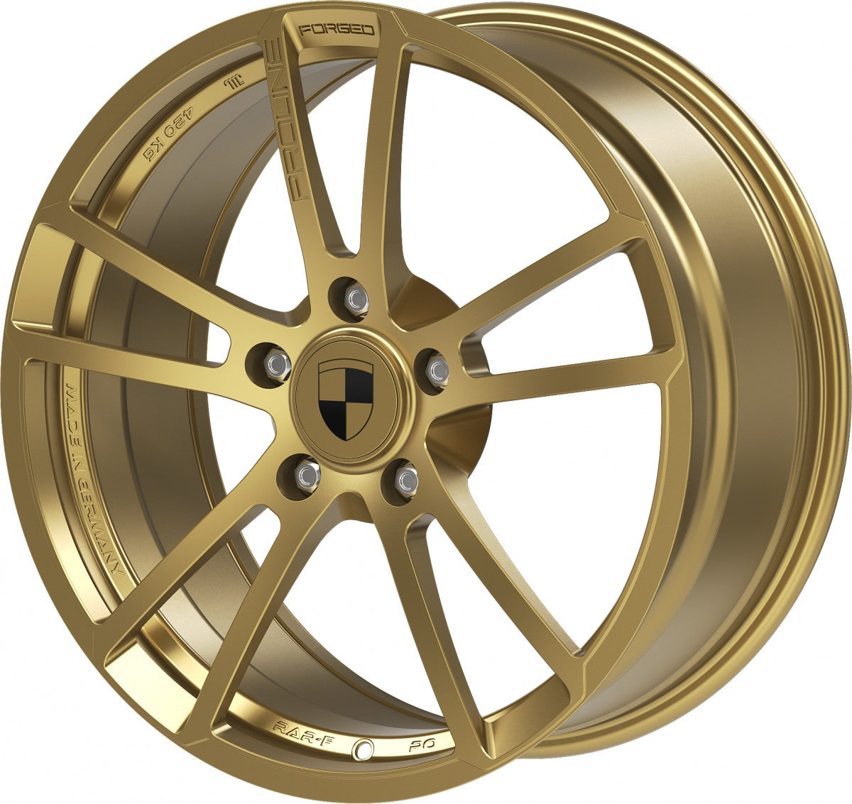 Proline RAR3 forged aurum matt Alufelge 8.5x19 Zoll ET54 LK 5x130 ML71.6 – Bild 8