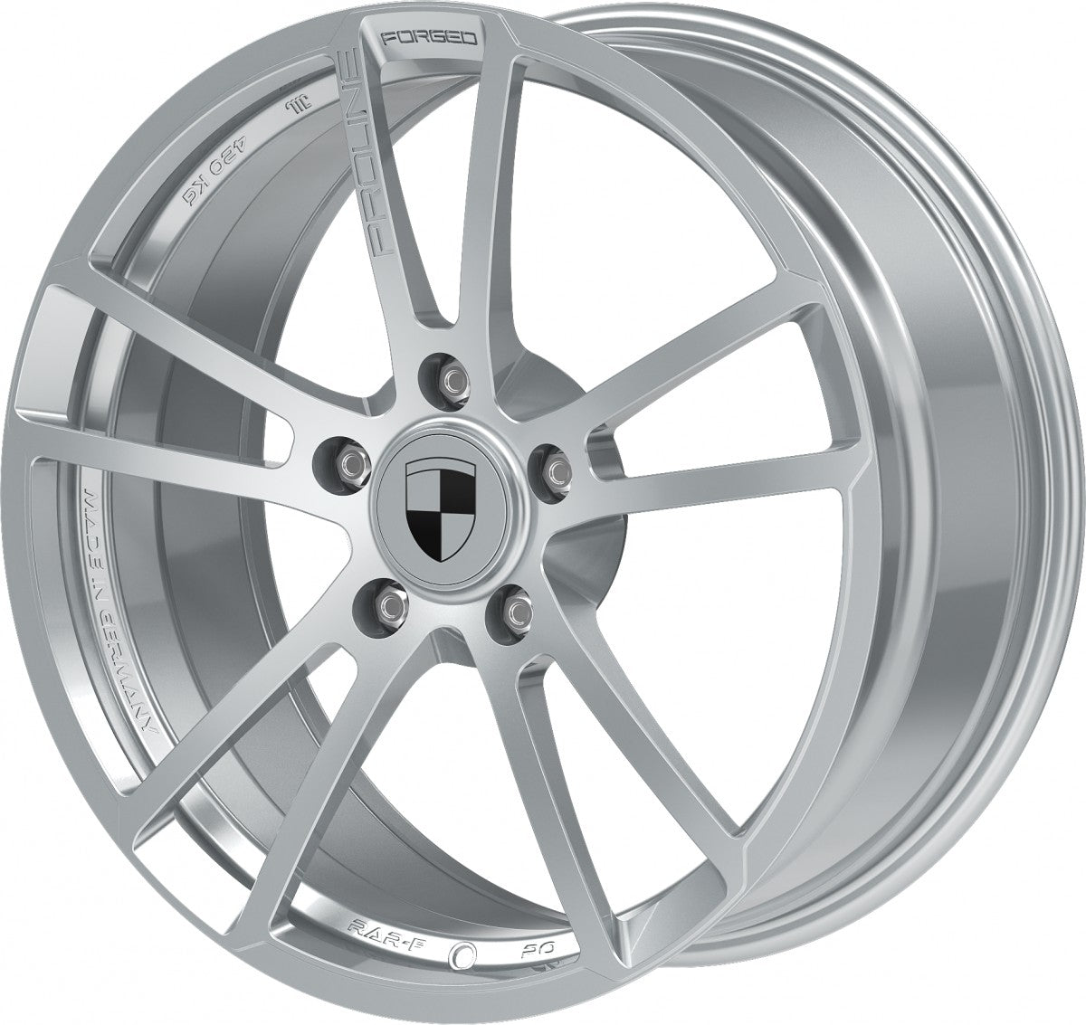 Proline RAR3 forged speed silver Alufelge 10x19 Zoll ET42 LK 5x130 ML71.6 – Bild 8