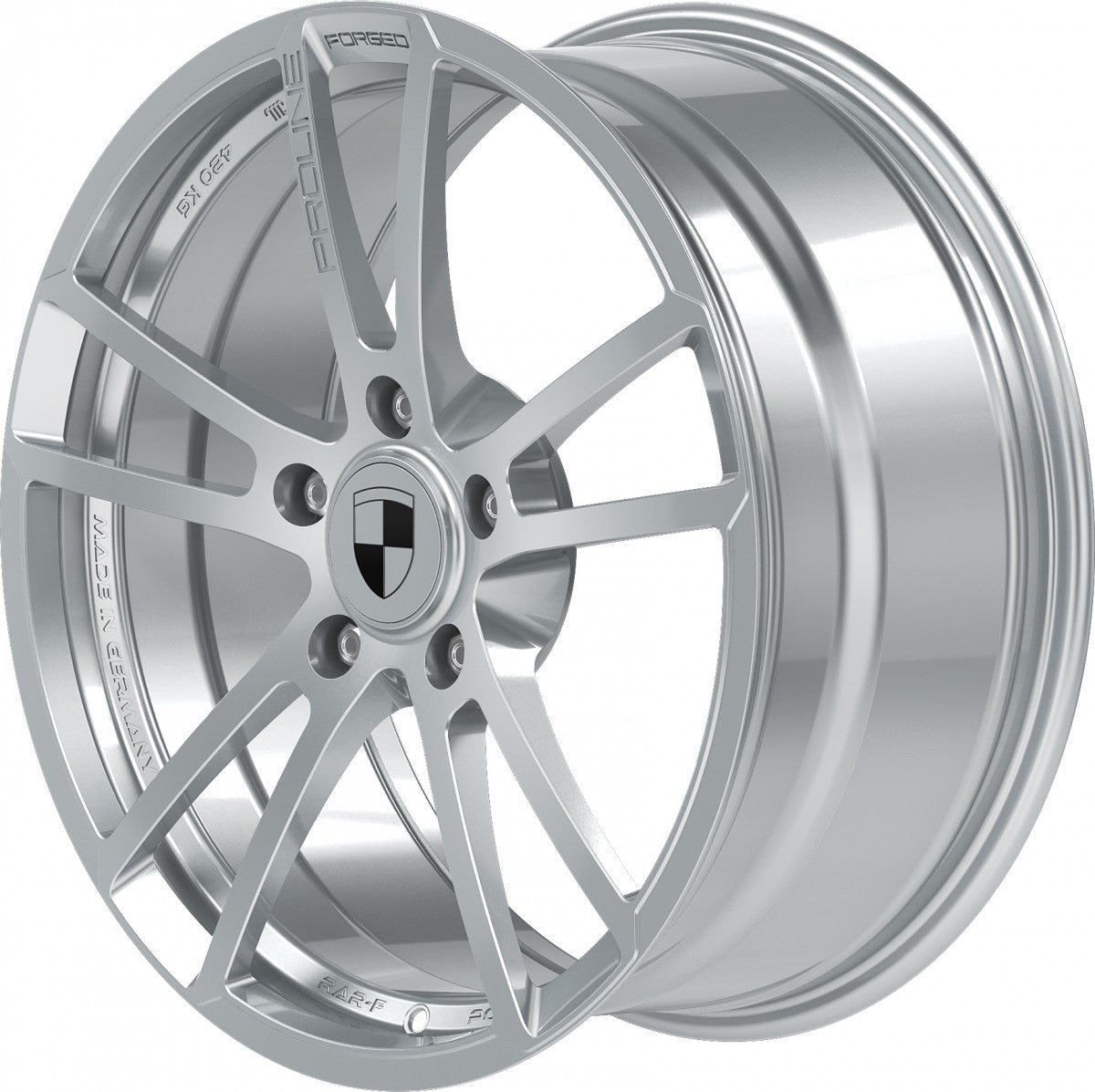 Proline RAR3 forged speed silver Alufelge 10x19 Zoll ET42 LK 5x130 ML71.6 – Bild 9