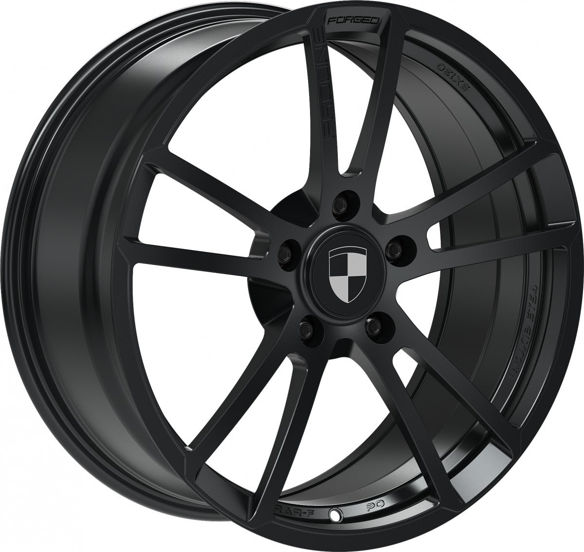 Proline RAR3 forged black matt Alufelge 11x19 Zoll ET67 LK 5x130 ML71.6 – Bild 3