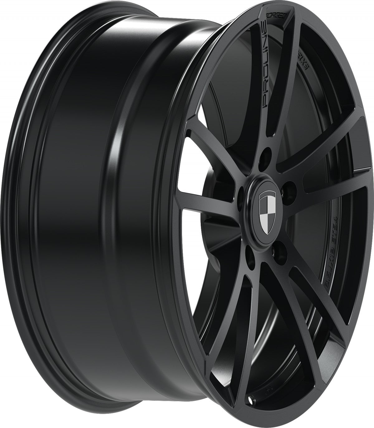 Proline RAR3 forged black matt Alufelge 11x19 Zoll ET67 LK 5x130 ML71.6 – Bild 5