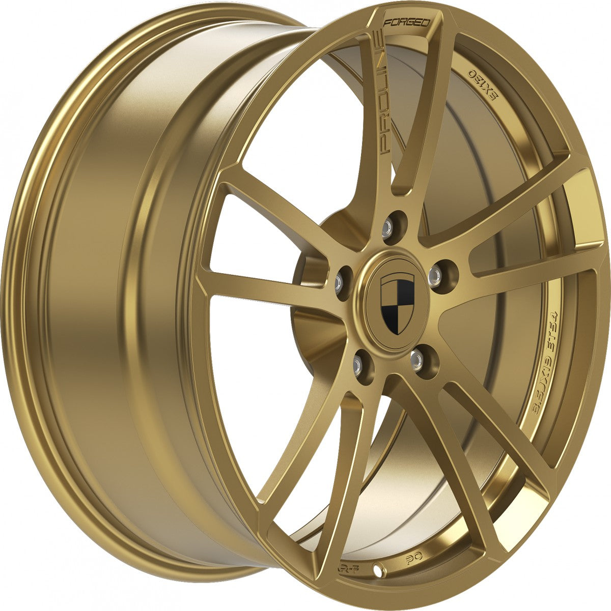 Proline RAR3 forged aurum matt Alufelge 11x19 Zoll ET67 LK 5x130 ML71.6 – Bild 4