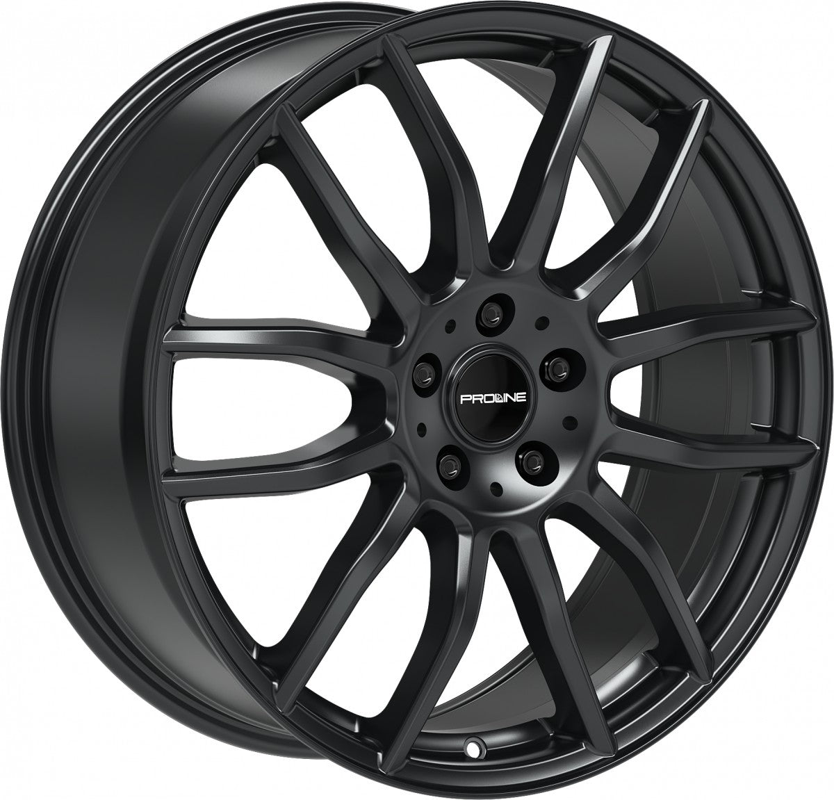 Proline AX100 black matt Alufelge 8x19 Zoll ET45 LK 5x108 ML74.1 – Bild 3