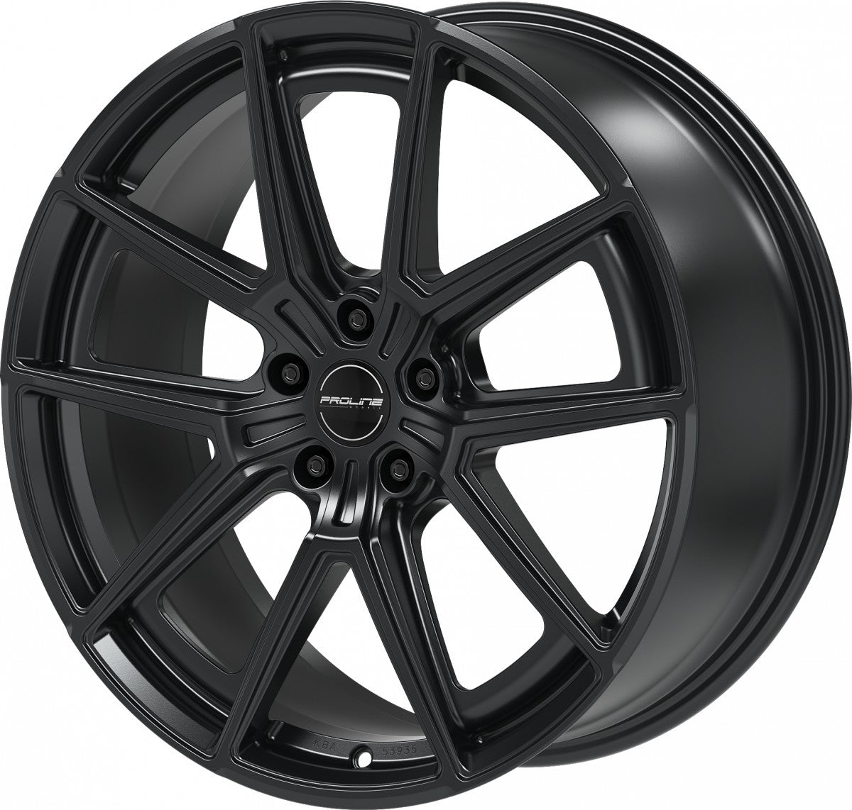 Proline PF25 forged black matt Alufelge 9.5x20 Zoll ET42 LK 5x112 ML57.1 – Bild 8