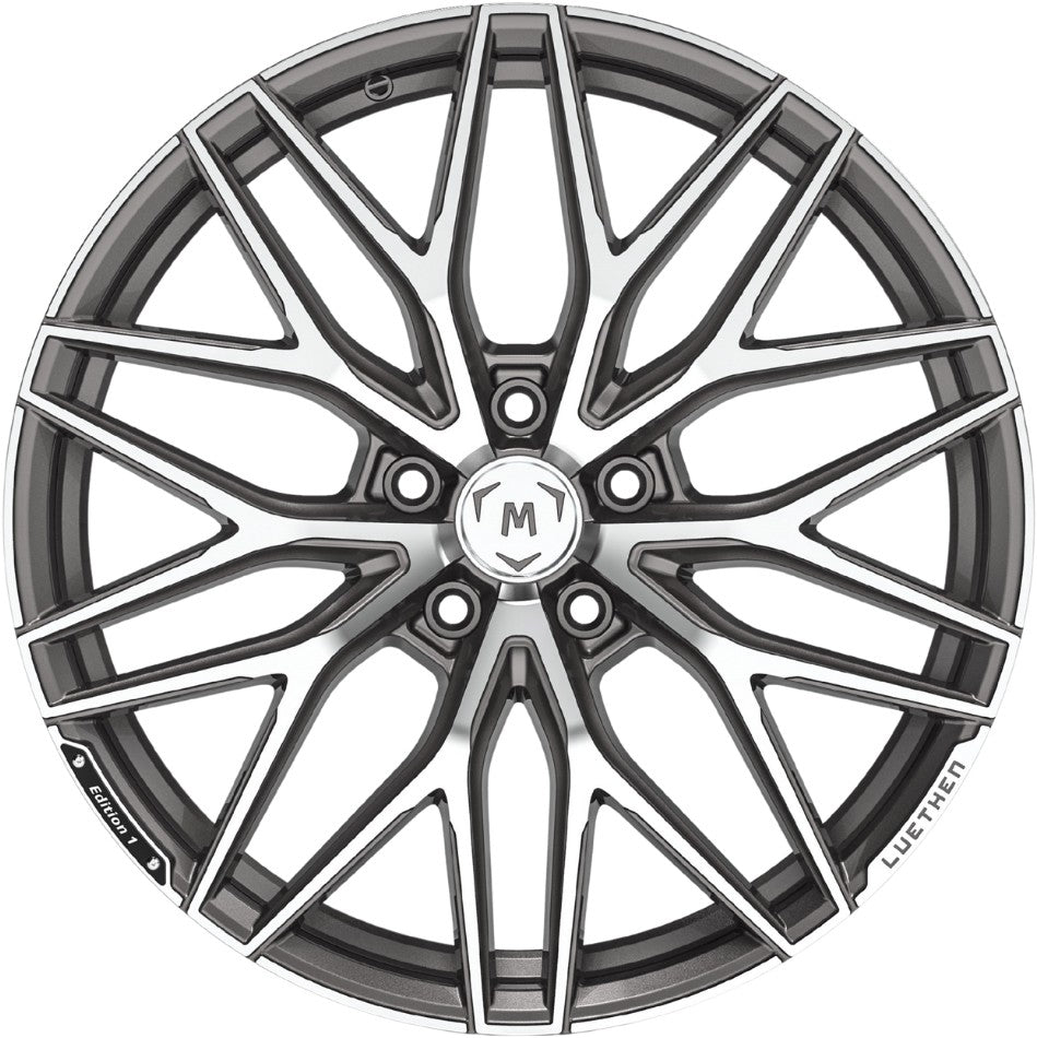 Luethen Edition 1 platinum polished Alufelge 8.5x20 Zoll ET35 LK 5x120 ML82 – Bild 2