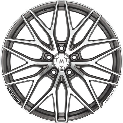 Luethen Edition 1 platinum polished Alufelge 8.5x20 Zoll ET35 LK 5x120 ML82 – Bild 2