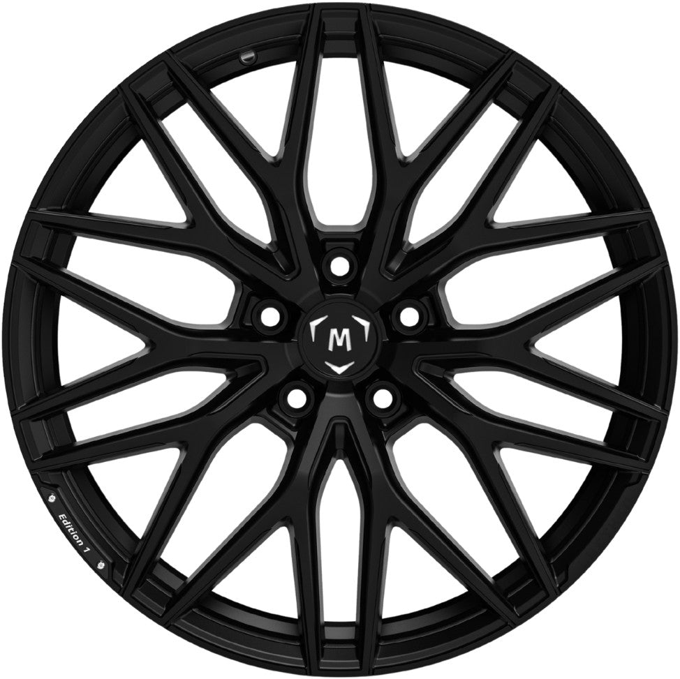 Luethen Edition 1 satin black Alufelge 8.5x20 Zoll ET45 LK 5x112 ML82 – Bild 2