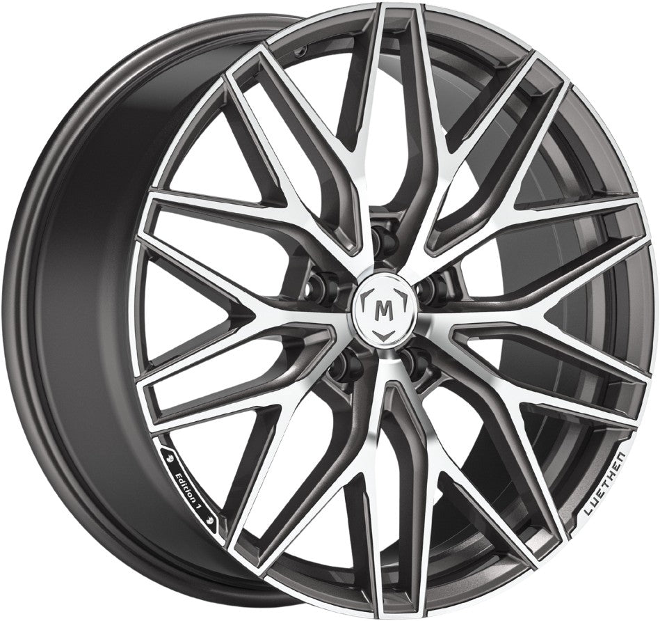 Luethen Edition 1 platinum polished Alufelge 9.5x20 Zoll ET45 LK 5x112 ML82