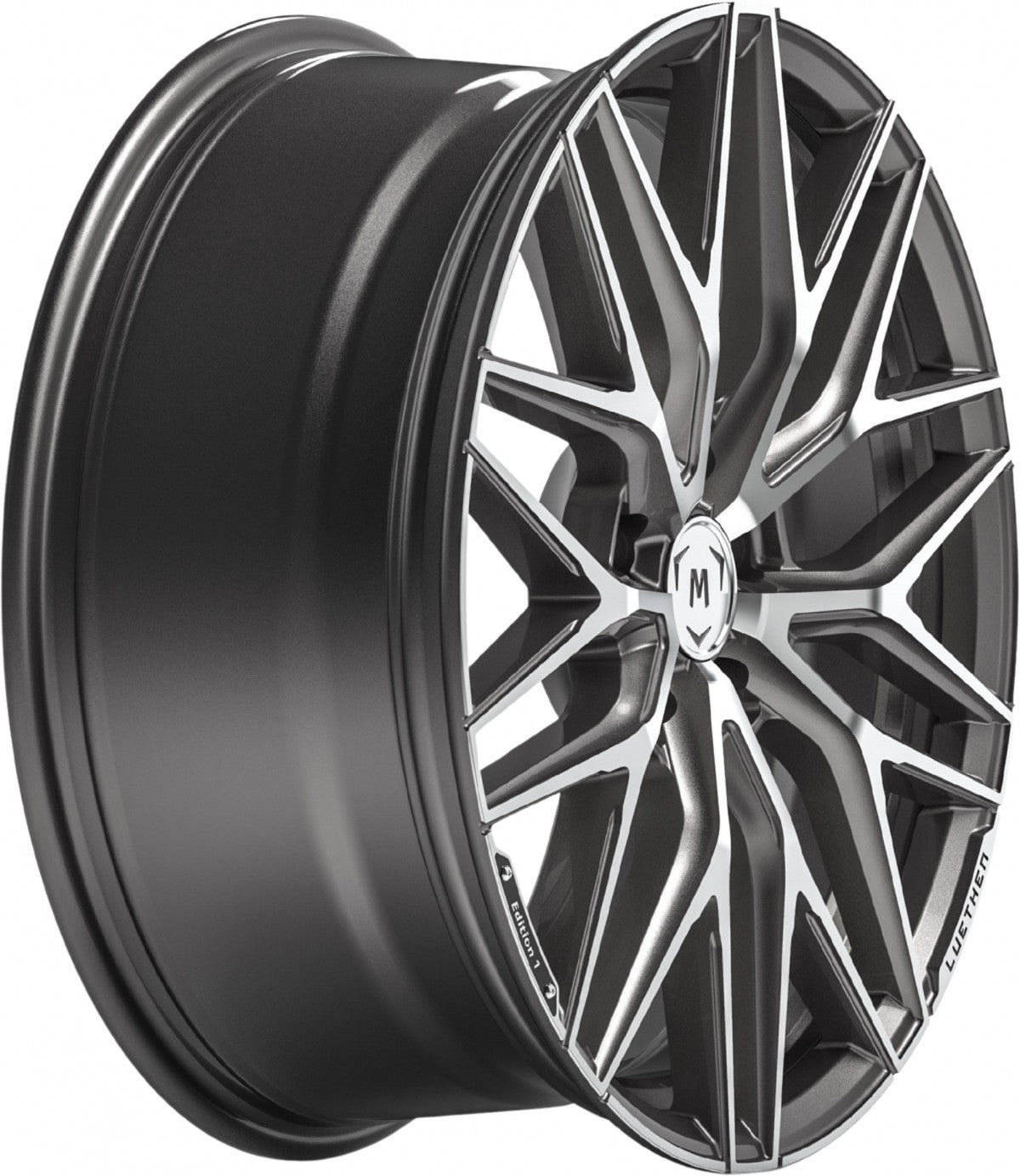 Luethen Edition 1 platinum polished Alufelge 8.5x20 Zoll ET45 LK 5x112 ML82 – Bild 3