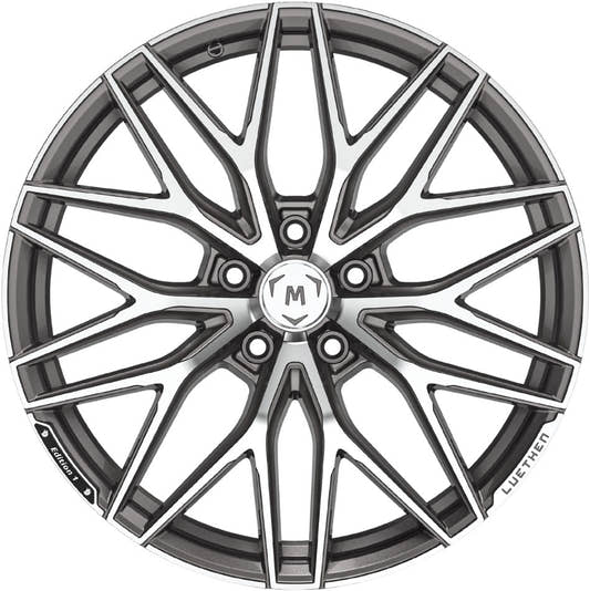 Luethen Edition 1 platinum polished Alufelge 10.5x20 Zoll ET35 LK 5x120 ML72.6 – Bild 2