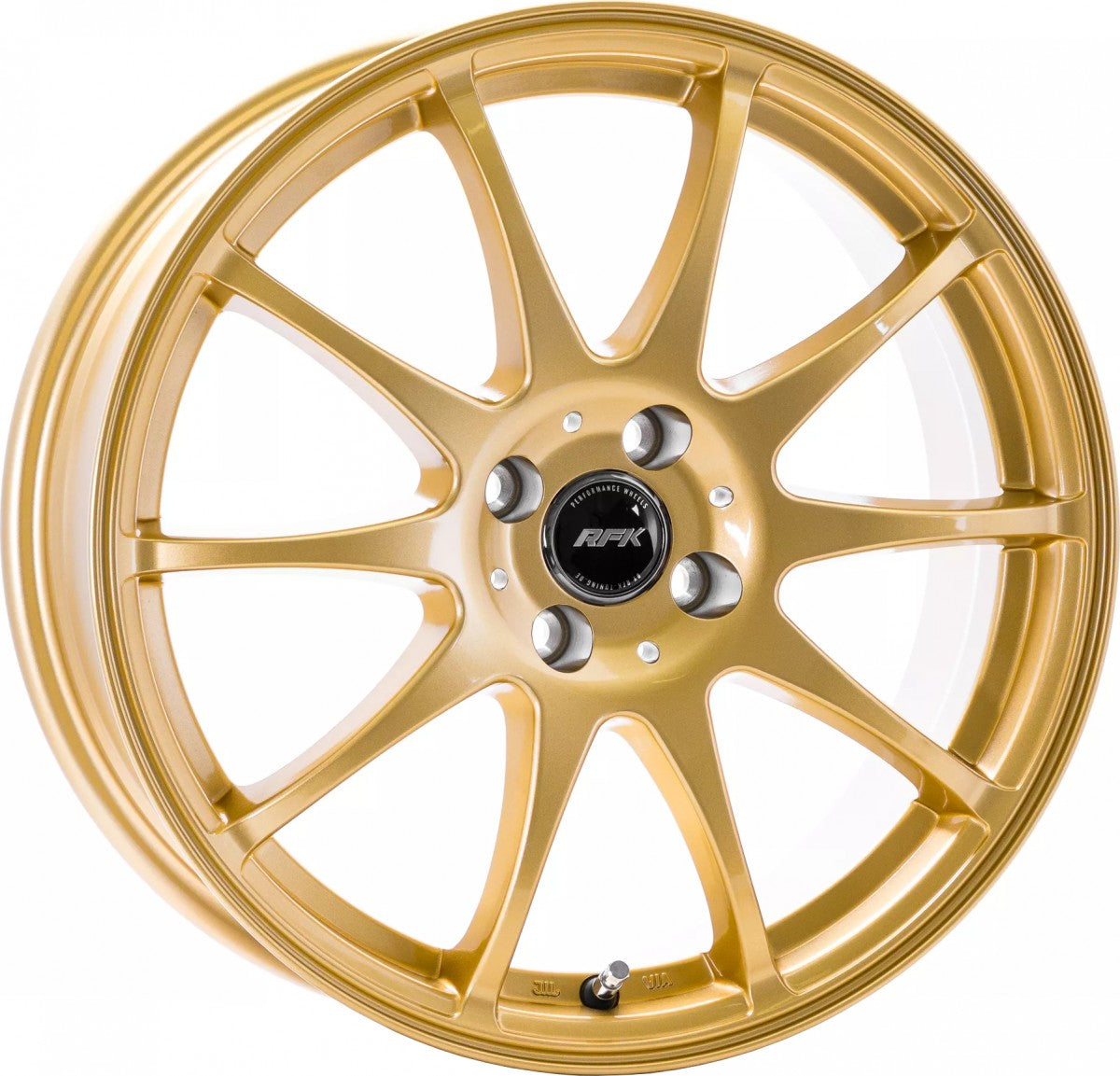 RFK Wheels SLS401 satin gold Alufelge 7x17 Zoll ET39 LK 4x100 ML63.3