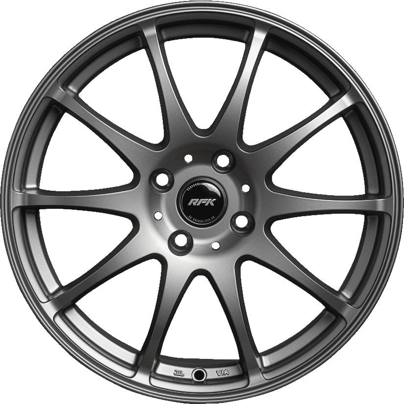 RFK Wheels SLS401 matt graphite Alufelge 7x17 Zoll ET18 LK 4x108 ML65.1 – Bild 2