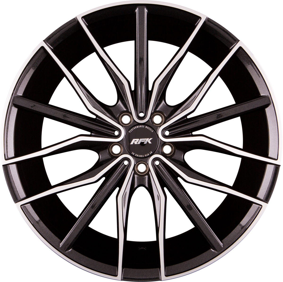 RFK Wheels GLS301 metallic black machined Alufelge 8.5x19 Zoll ET42 LK 5x112 ML66.5 – Bild 3